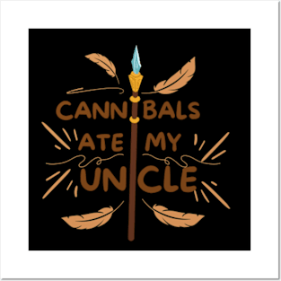 Funny Biden Cannibals Ate My Uncle T-Shirt Posters and Art